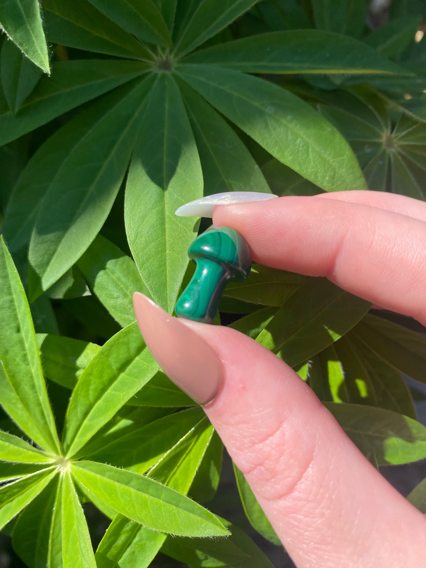 Malachite Mini Mushroom