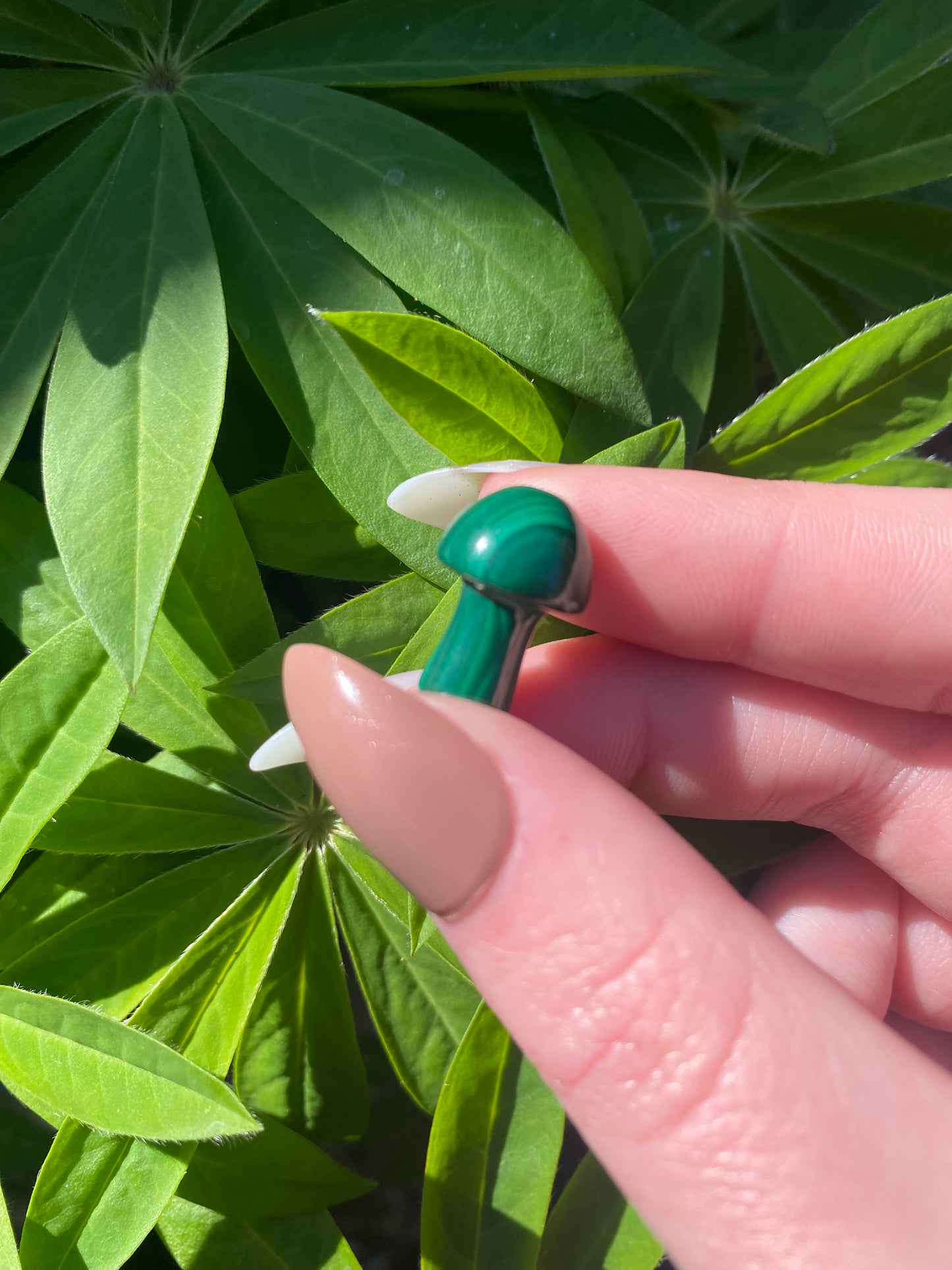 Malachite Mini Mushroom