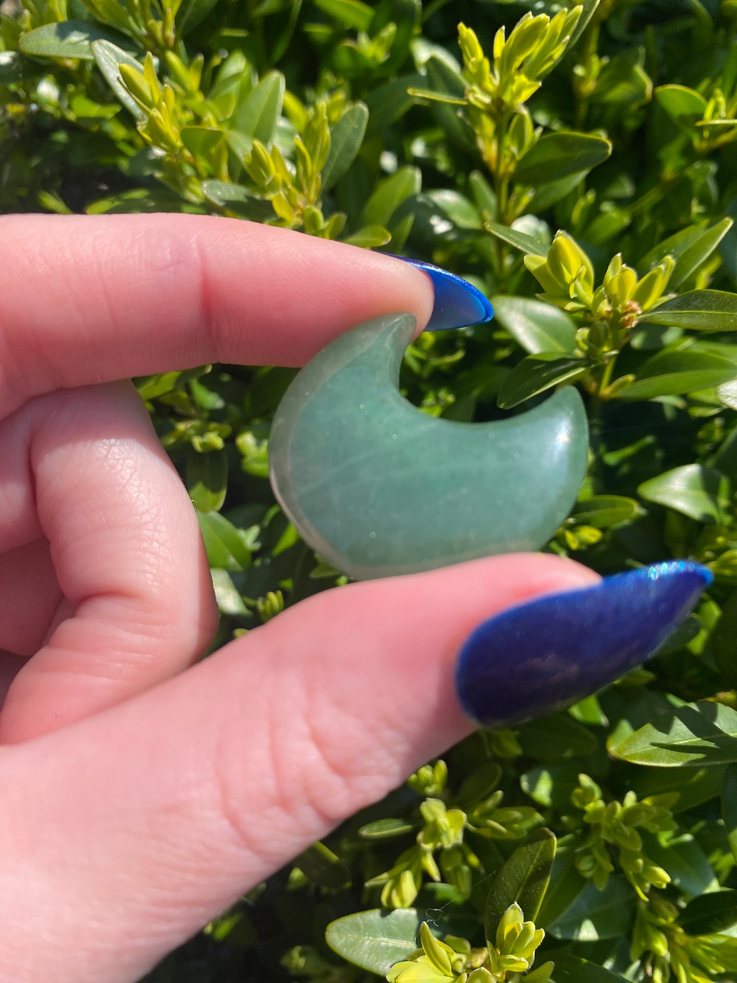 Green Adventurine Mini Moon