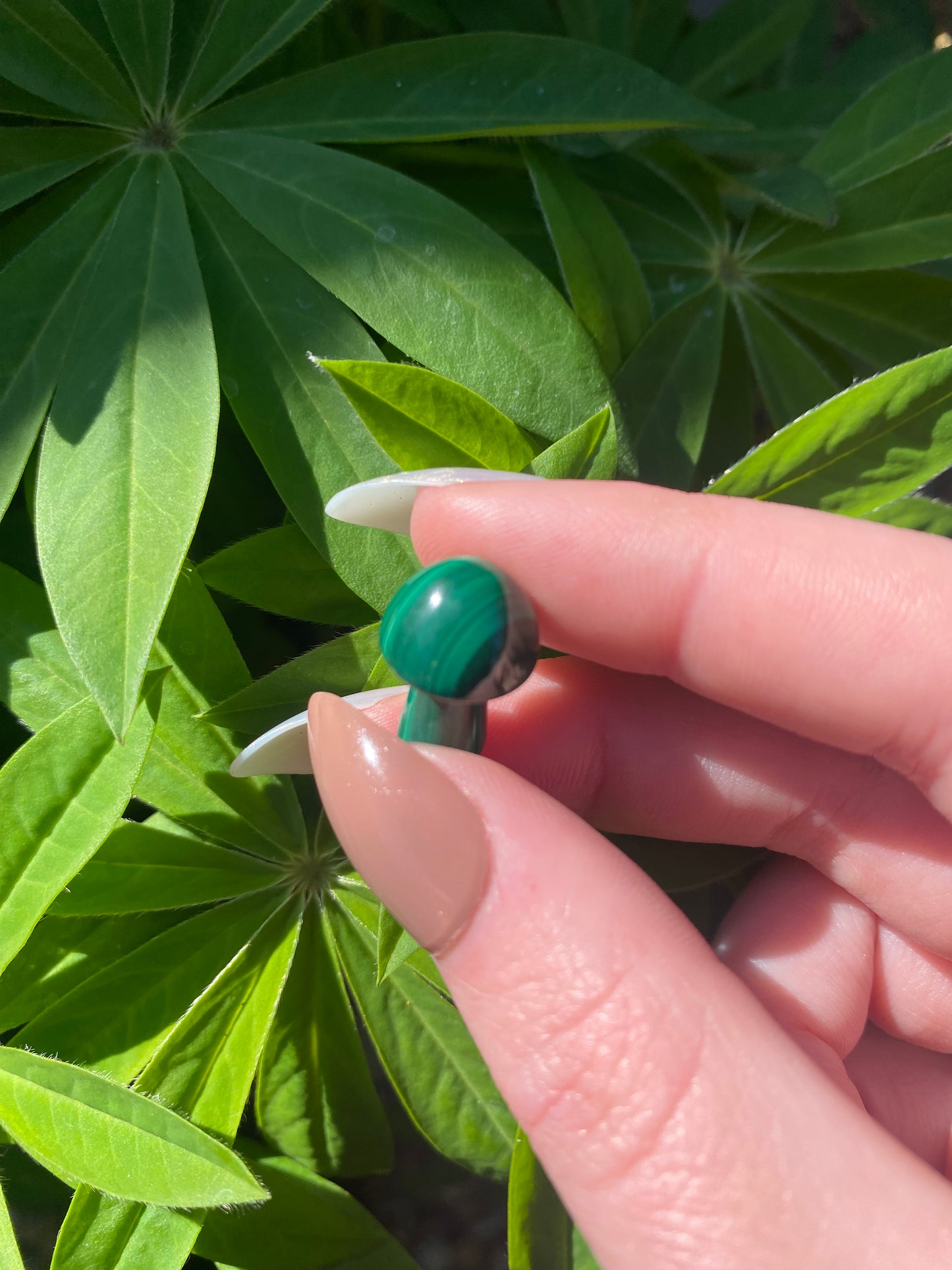 Malachite Mini Mushroom