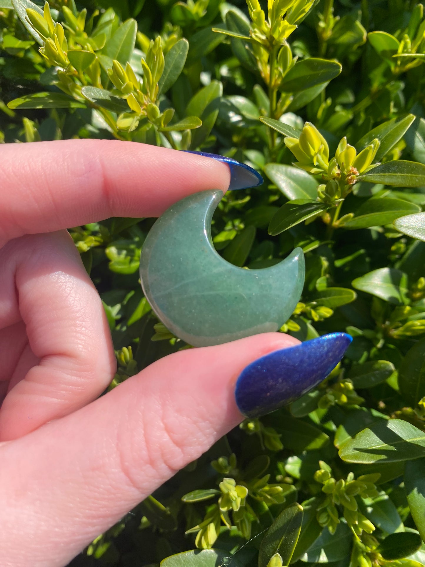 Green Adventurine Mini Moon