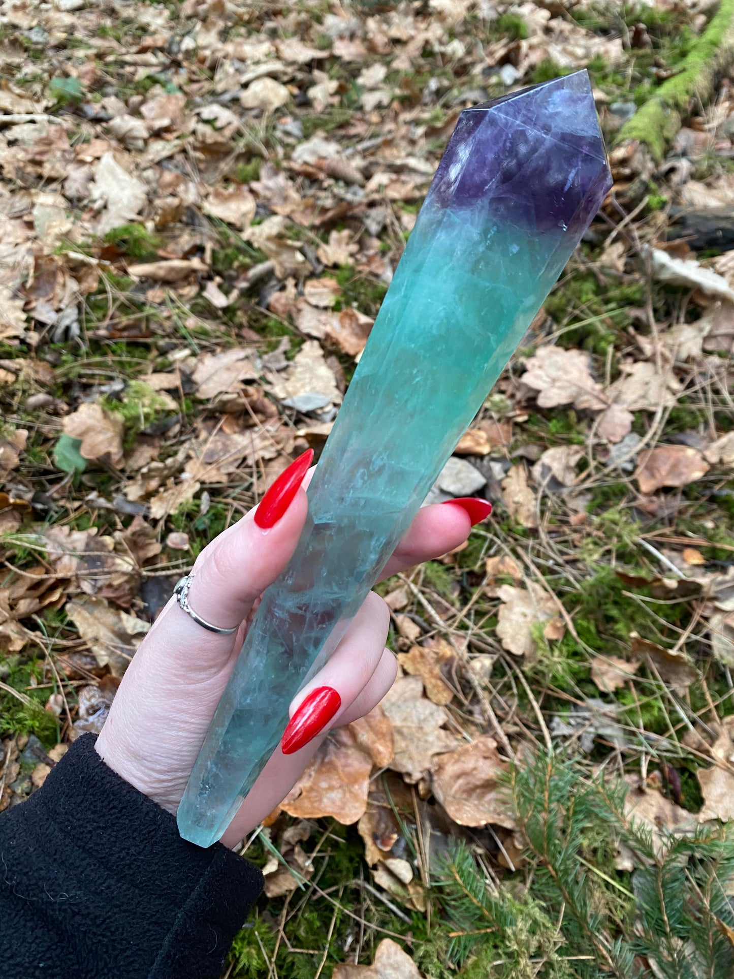 Rainbow Fluorite Wand