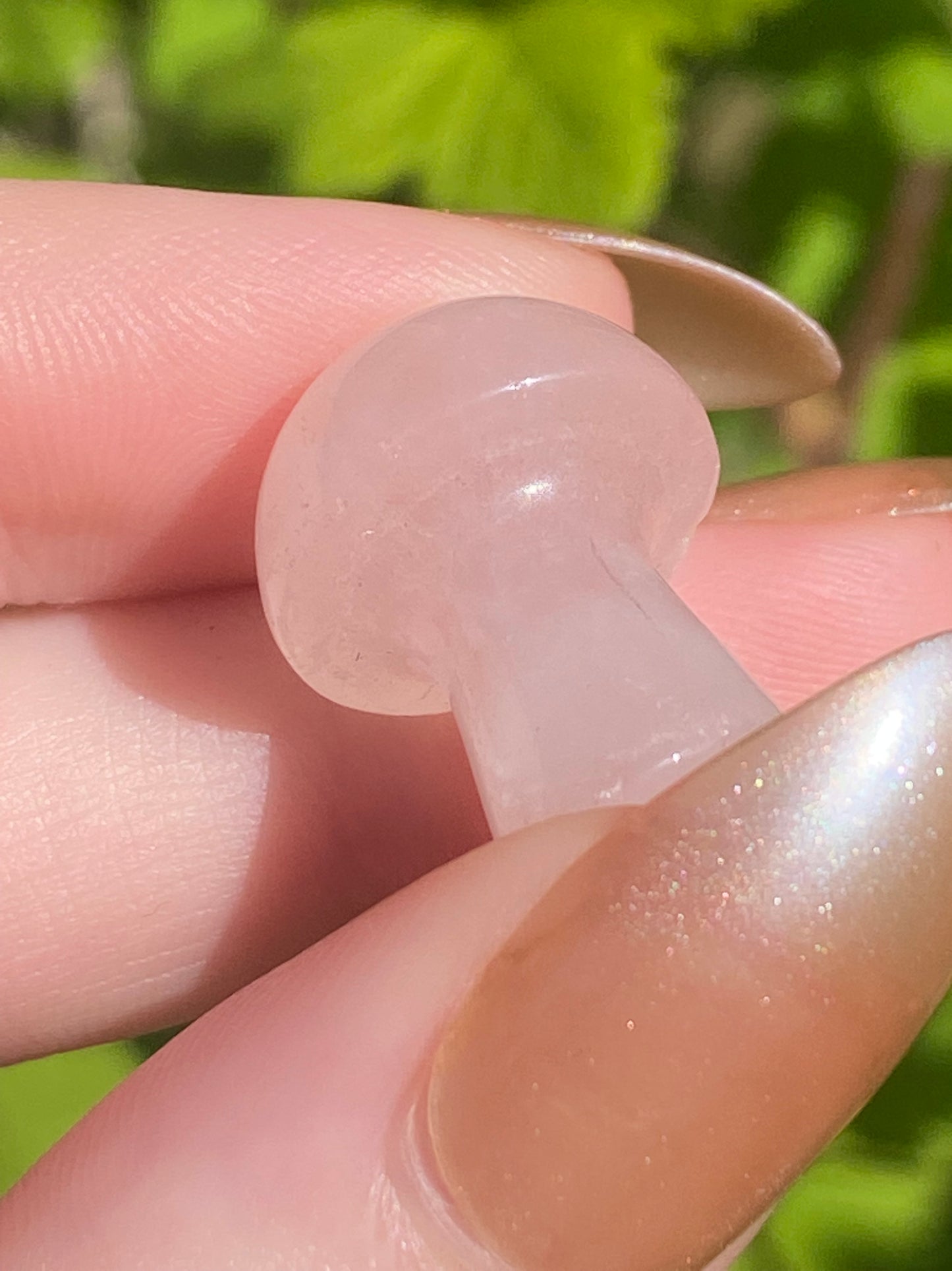 Rose Quartz Mini Mushroom