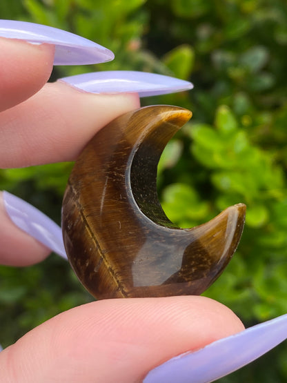 Tigers Eye Mini Moon