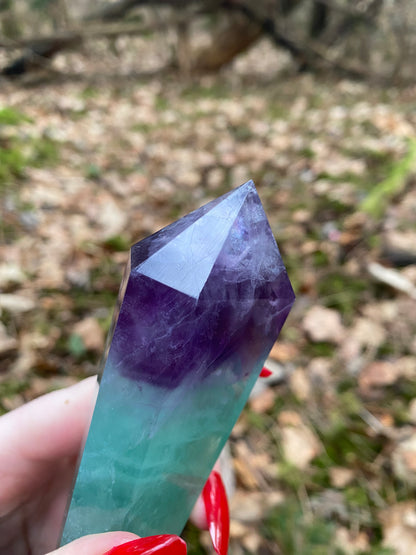 Rainbow Fluorite Wand