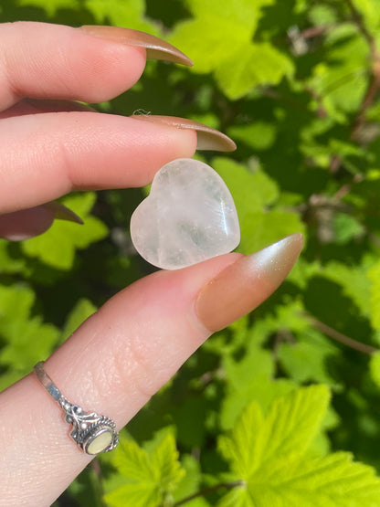 Rose Quartz Heart Mini